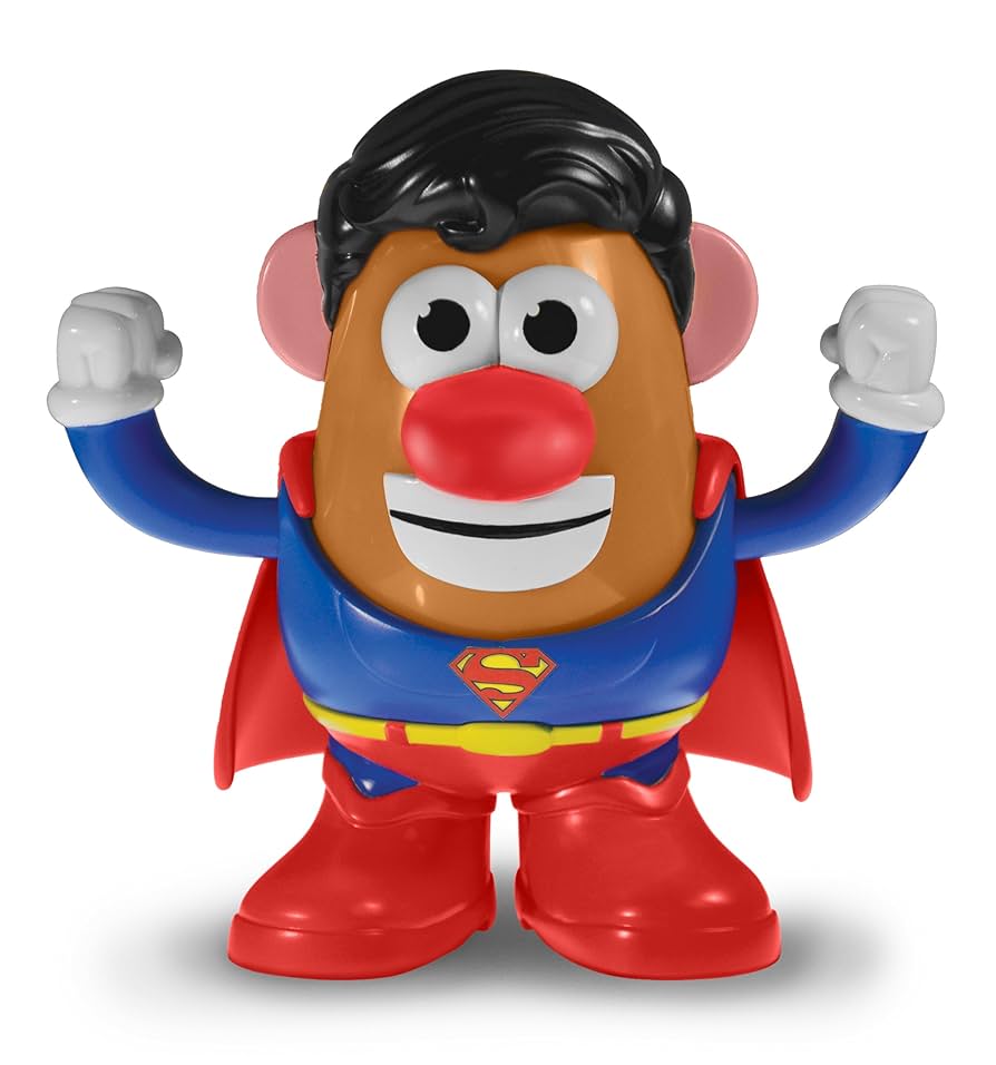  Man - POTATO  Man 切り抜き 2019.11 ~2024.05 DC Comics Superman Mr. Potato Head : Amazon.sg: Toys